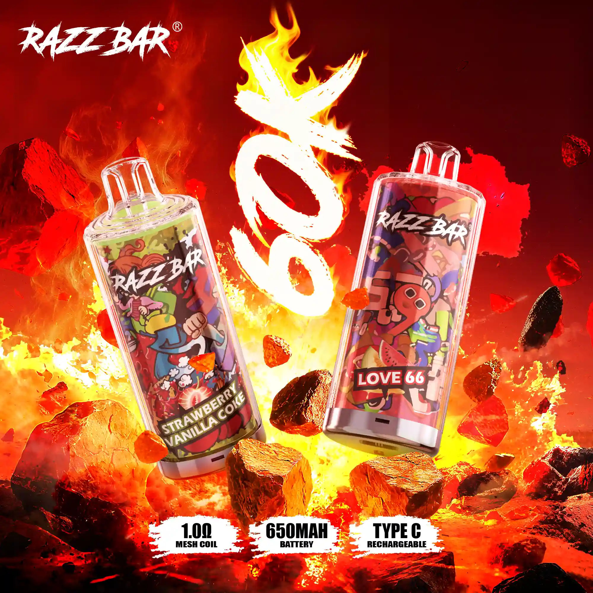 RAZZ BAR 60K-PUFFS