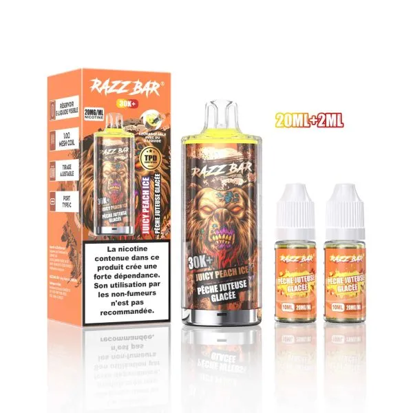 Razz Bar TPD 30K+ | TPD approved,refillable with good E-liquid - Image 3
