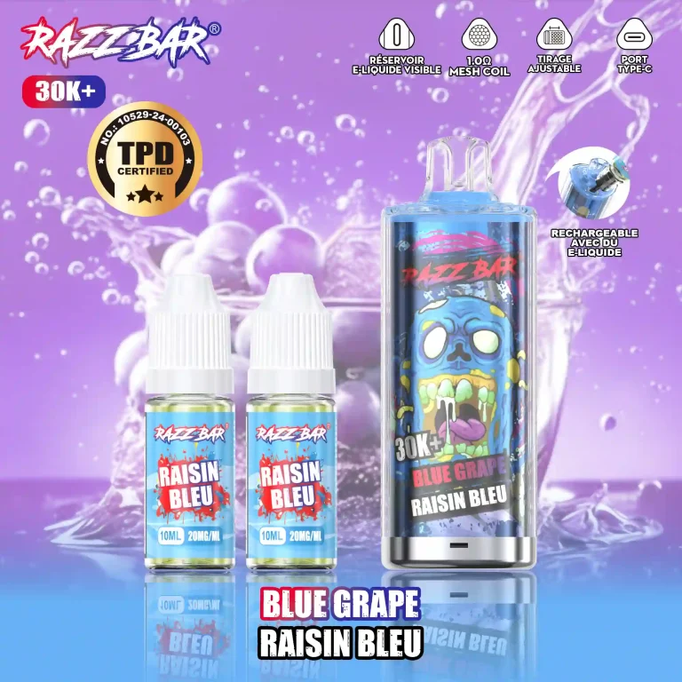 Long-lasting Use, Premium Flavor How the Razz Bar TPD 30K+ is Revolutionizing the Vape Market