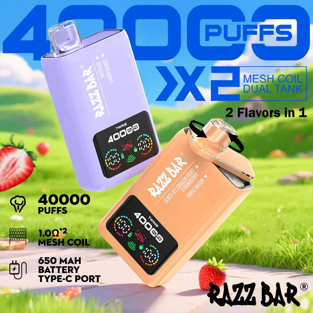 Razzbar Twis 40k Puffs